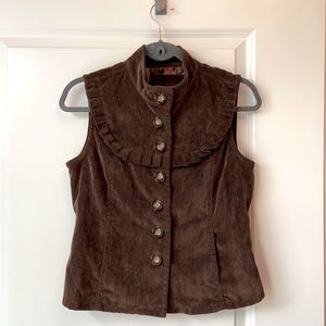 Dressy corduroy vest
